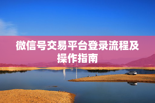 微信号交易平台登录流程及操作指南