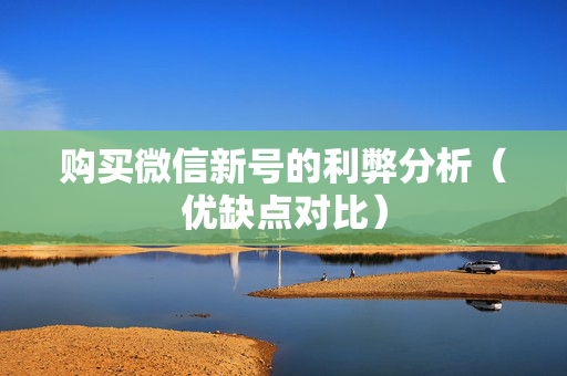 购买微信新号的利弊分析（优缺点对比）
