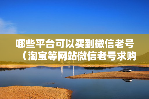 哪些平台可以买到微信老号（淘宝等网站微信老号求购指南）
